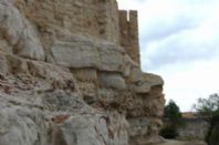 Muralla de Zamora, Zona Peas de Santa Marta y Cuesta del Obispo